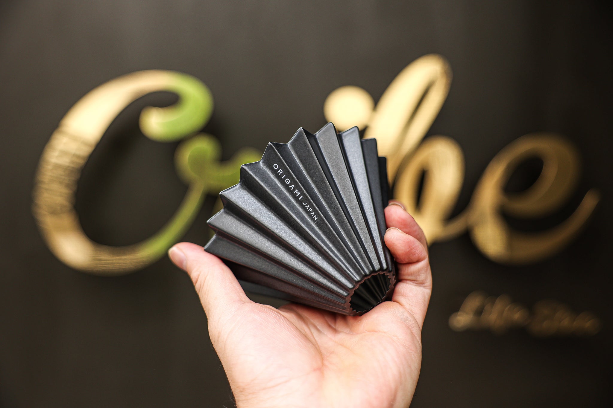 ORIGAMI DRIPPER / S  (Mad Black)
